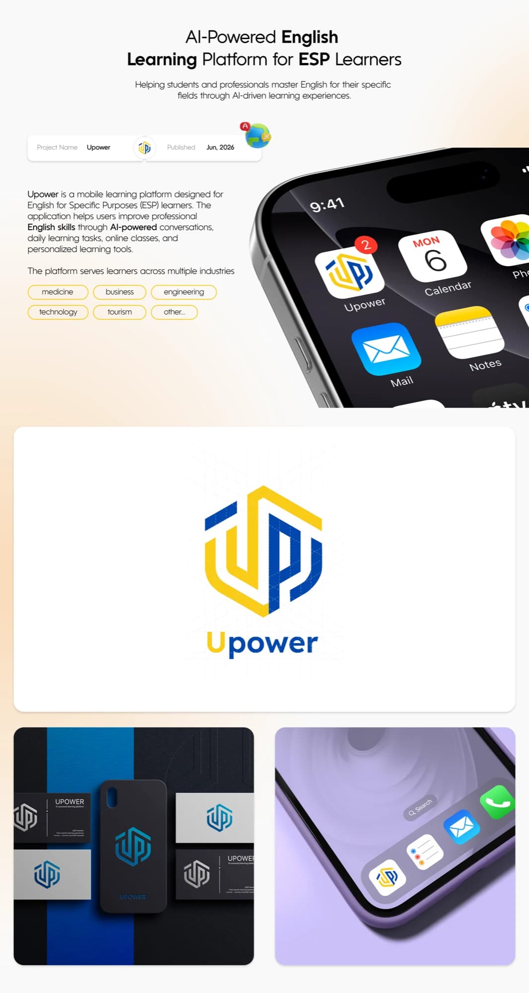 Upower — App UI Design 1
