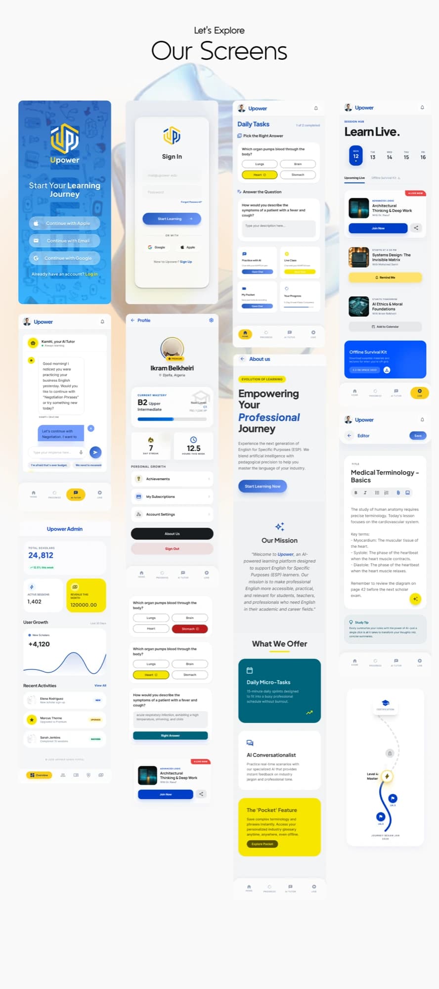 Upower — App UI Design 6