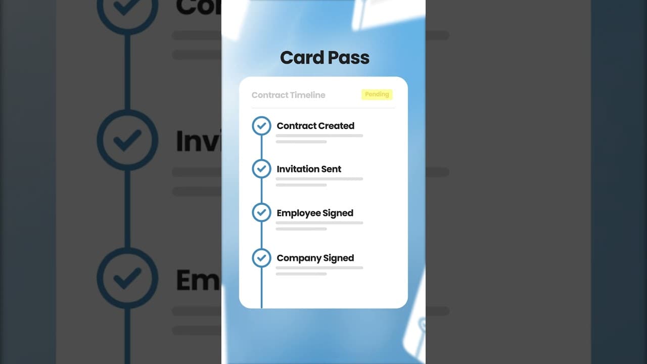 CardPass — UI Animation